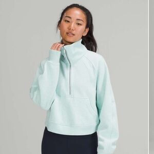 Scuba Oversized Funnel Neck Half Zip